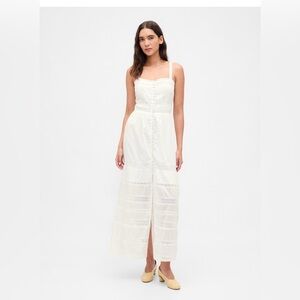 GAP White Lace Maxi Dress
